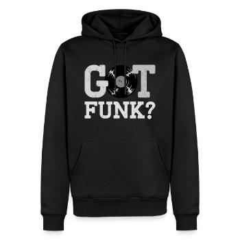 Got Funk Vinyl DJ Gift - Sweat à capuche Premium bio Homme - noir - Devant - Nico (187cm)
