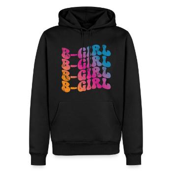 B-Girl Breakdance Girl - Sweat à capuche Premium bio Homme - noir - Devant - Nico (187cm)