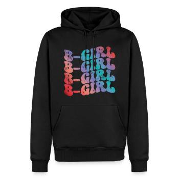 B-Girl Breakdance Girl - Sweat à capuche Premium bio Homme - noir - Devant - Nico (187cm)