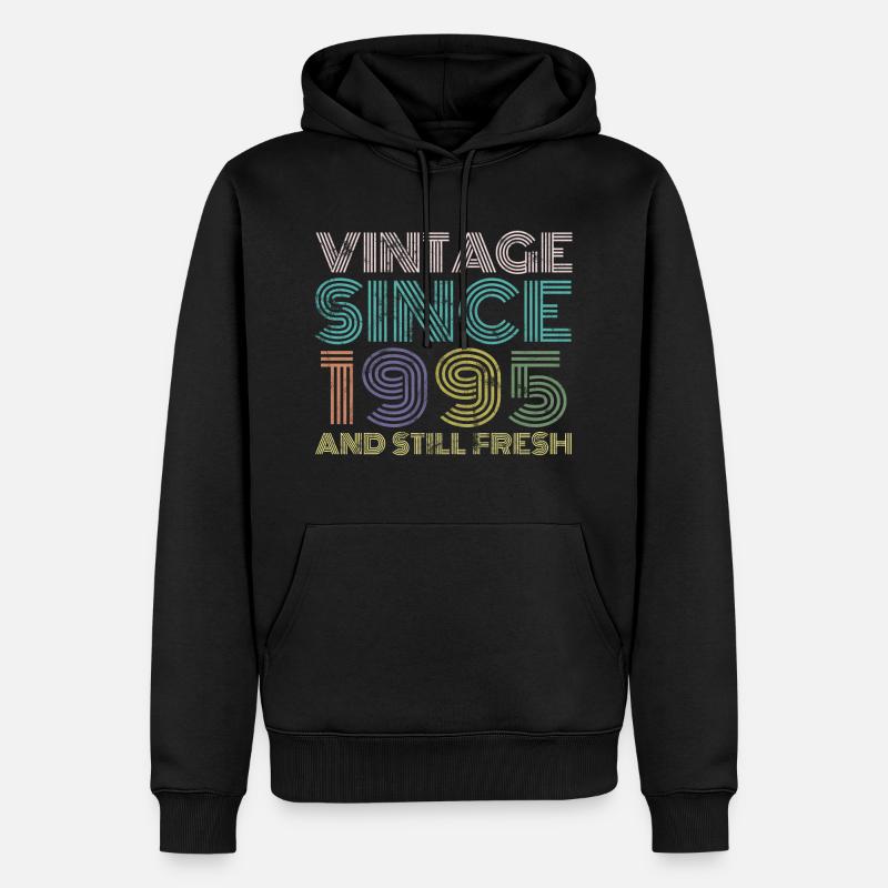 Millésime 1995 - Sweat à capuche Premium bio Homme - noir