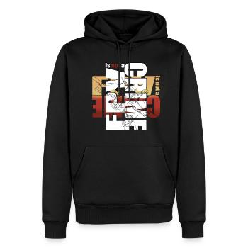 FPV is not a Crime - Men’s Premium Organic Hoodie - black - Front - Nico (187cm)