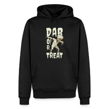 Dabbende Mumie Halloween Dab Hip Hop - Männer Premium Bio Hoodie - Schwarz - Vorne - Nico (187cm)