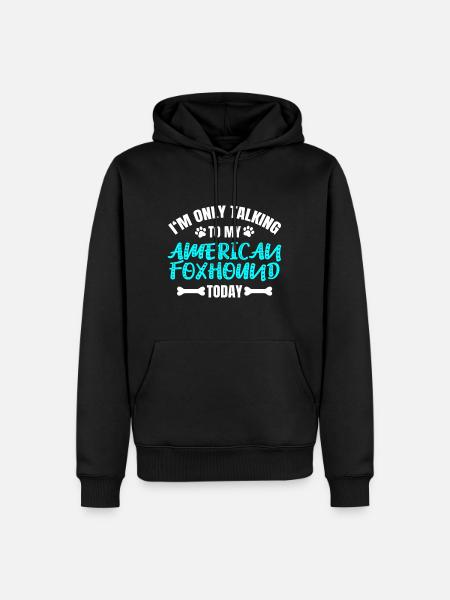 American Foxhound Owner Owner - Men’s Premium Organic Hoodie - black
