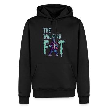 Dicker Zombie - Männer Premium Bio Hoodie - Schwarz - Vorne - Nico (187cm)