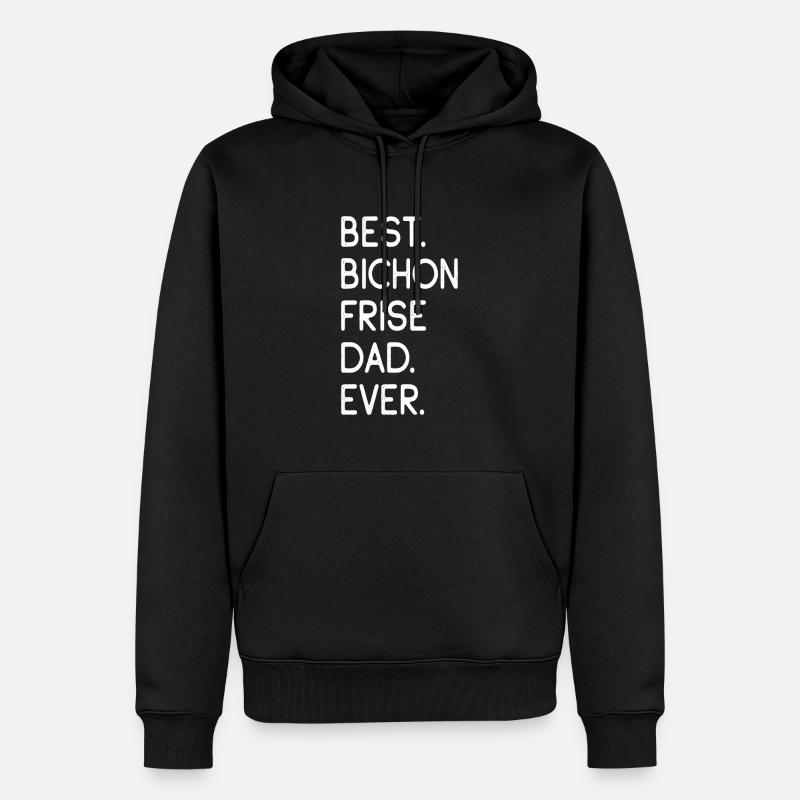 Bichon Frisé - Sweat à capuche Premium bio Homme - noir