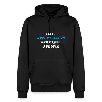 Appenzeller Sennenhund - Männer Premium Bio Hoodie - Schwarz - Vorne - Nico (187cm)