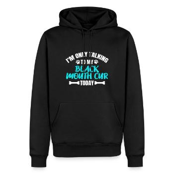 Black Mouth Cur - Männer Premium Bio Hoodie - Schwarz - Vorne - Nico (187cm)