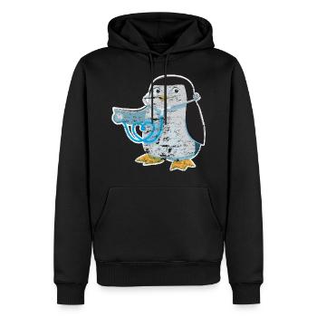 Arzt Krankenschwester Krankenhaus - Männer Premium Bio Hoodie - Schwarz - Vorne - Nico (187cm)