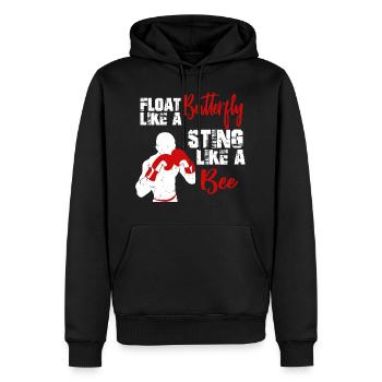Boxing Sport Hobby Boxer Boxing Boxing Gloves - Men’s Premium Organic Hoodie - black - Front - Nico (187cm)