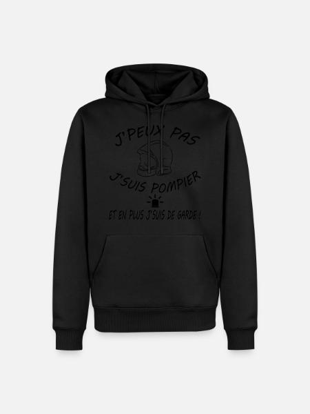 I can not be fireman - Men’s Premium Organic Hoodie -