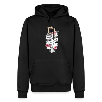Kingdom Hearts Que ton coeur - Sweat à capuche Premium bio Homme - noir - Devant - Nico (187cm)