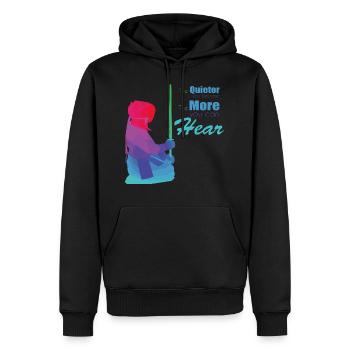 Kendo - Männer Premium Bio Hoodie - Schwarz - Vorne - Nico (187cm)