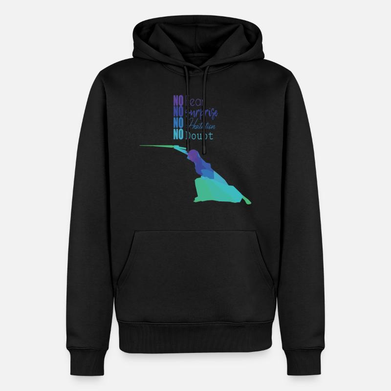 Kendo - Männer Premium Bio Hoodie - Schwarz