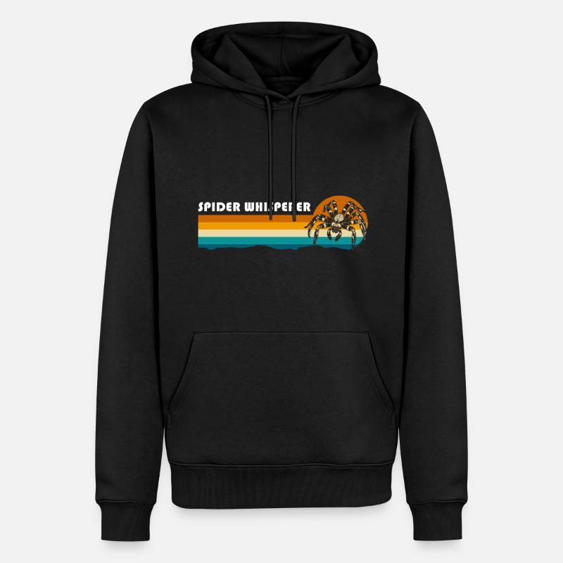 Morsure de toile d’araignée - Sweat à capuche Premium bio Homme - noir