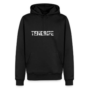 Tenerife Palm Islands Île de Tenerife - Sweat à capuche Premium bio Homme - noir - Devant - Nico (187cm)