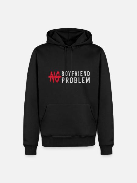 Problem, fun, satire, sarcasm - Men’s Premium Organic Hoodie - black