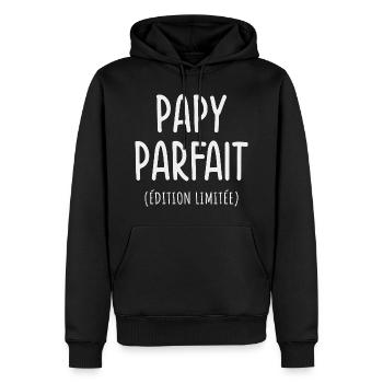 Perfekter Opa Limited Edition Humor Geschenk Great-P - Männer Premium Bio Hoodie - Schwarz - Vorne - Nico (187cm)