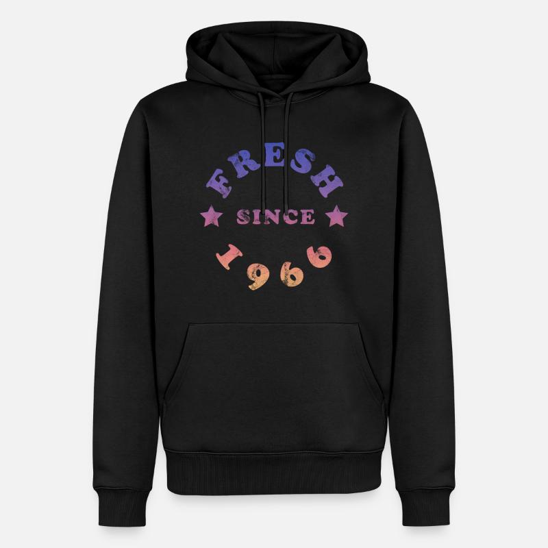 Millésime 1966 - Sweat à capuche Premium bio Homme - noir