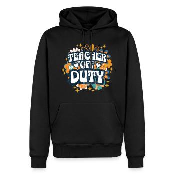 Ende des Schuljahres Sommerferienlehrer - Männer Premium Bio Hoodie - Schwarz - Vorne - Nico (187cm)