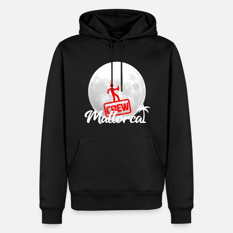 L’équipage de Majorque - Sweat à capuche Premium bio Homme - noir