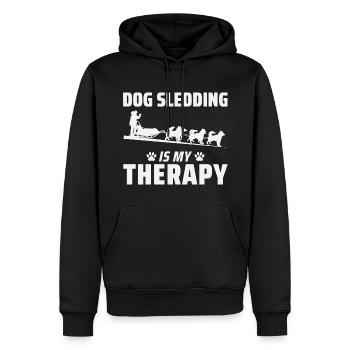 Husky Schlitten Schlitten Hunderennen Alaskan Racers Vater - Männer Premium Bio Hoodie - Schwarz - Vorne - Nico (187cm)
