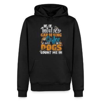 Gardener Gardening - Men’s Premium Organic Hoodie - black - Front - Nico (187cm)