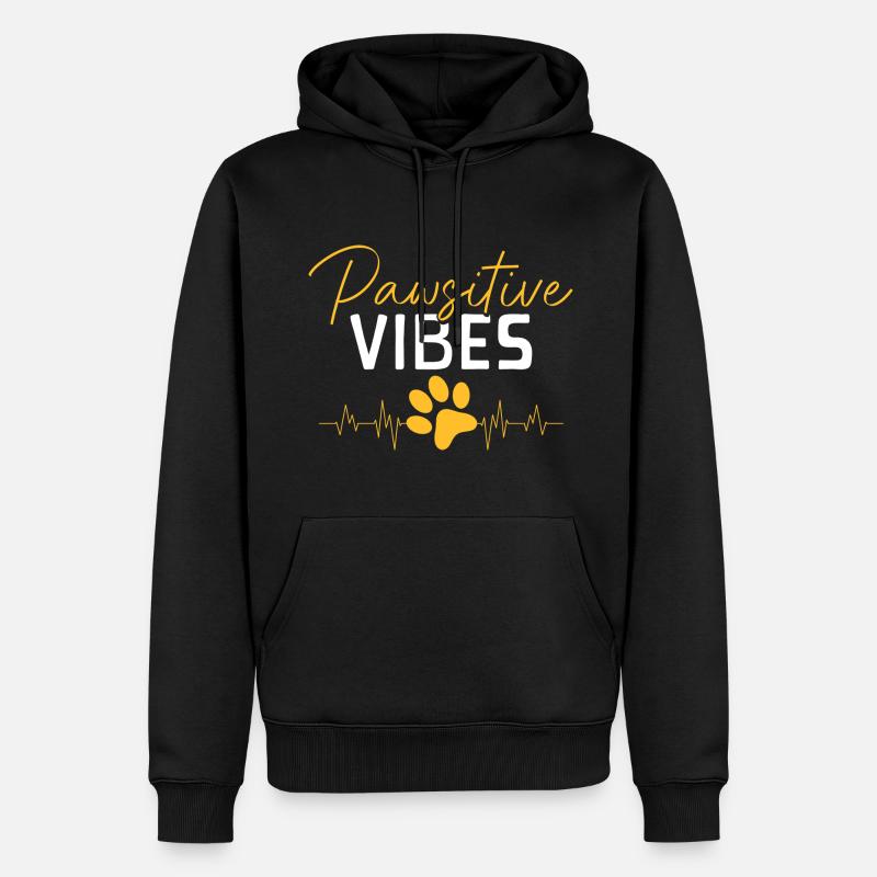 Hundebesitzer Tierfreund - Männer Premium Bio Hoodie - Schwarz