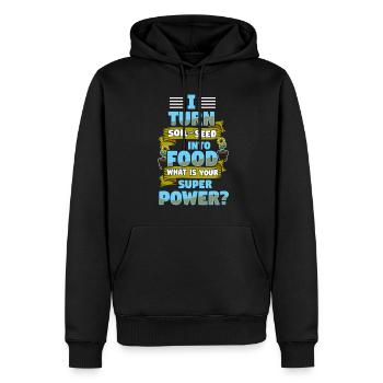 Gardener hobby gardener - Men’s Premium Organic Hoodie - black - Front - Nico (187cm)