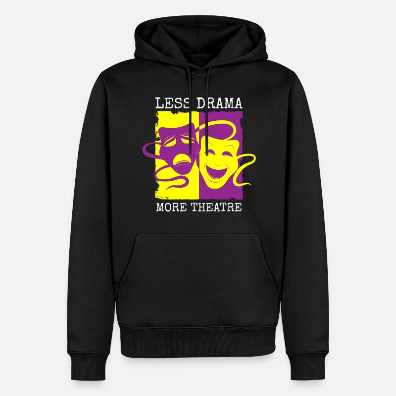 Schauspieler Probe Vorhang - Männer Premium Bio Hoodie - Schwarz