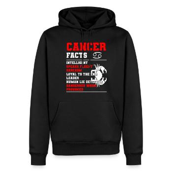 Krebs Tierkreiszeichen Aberglaube Sterne - Männer Premium Bio Hoodie - Schwarz - Vorne - Nico (187cm)