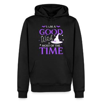 Witch Halloween Magic - Men’s Premium Organic Hoodie - black - Front - Nico (187cm)