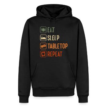 Spieleabend Gesellschaftsspiel Kartenspiel - Männer Premium Bio Hoodie - Schwarz - Vorne - Nico (187cm)