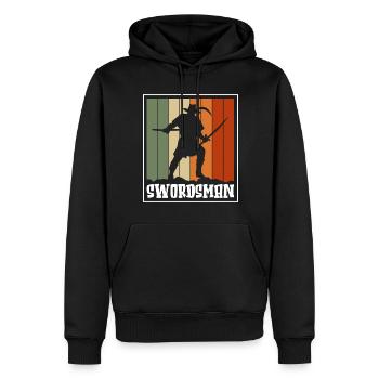 Krieger Kenjutsu Geek Kampf - Männer Premium Bio Hoodie - Schwarz - Vorne - Nico (187cm)