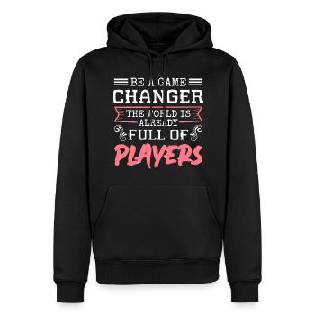 Arbeit Karriere Angestellter - Männer Premium Bio Hoodie - Schwarz - Vorne - Nico (187cm)