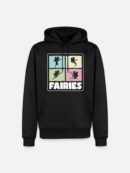 Fées Sœurs Fées - Sweat à capuche Premium bio Homme - noir