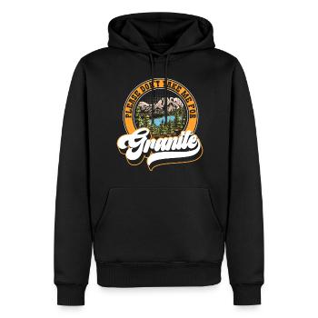 Craftsmanship Creative Stone Master - Men’s Premium Organic Hoodie - black - Front - Nico (187cm)