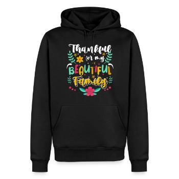 Familie Wiedersehen Familienurlaub Opa und Oma - Männer Premium Bio Hoodie - Schwarz - Vorne - Nico (187cm)