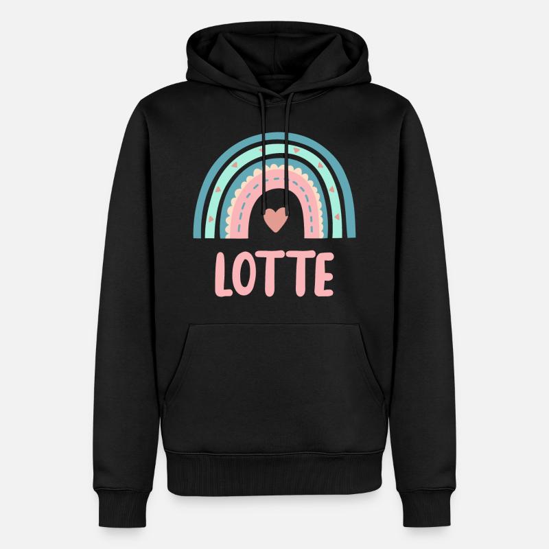 Lotte Nom Rainbow Baby - Sweat à capuche Premium bio Homme - noir