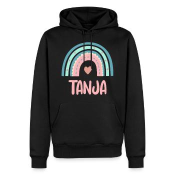 Tanja Nom Rainbow Baby - Sweat à capuche Premium bio Homme - noir - Devant - Nico (187cm)