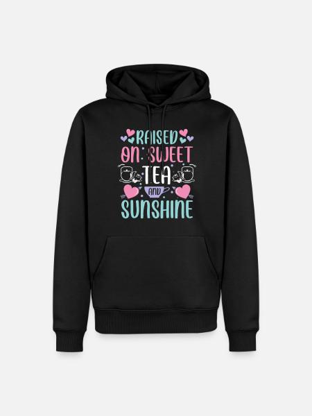 Teetrinker Teebeutel Teeliebhaber - Männer Premium Bio Hoodie - Schwarz