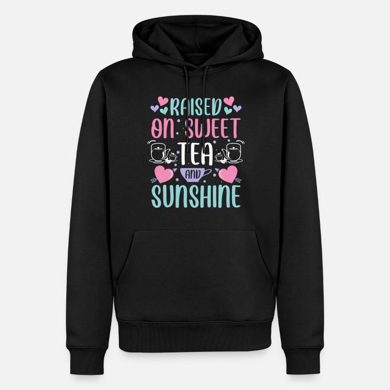 Teetrinker Teebeutel Teeliebhaber - Männer Premium Bio Hoodie - Schwarz