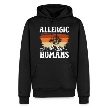 Außerirdischer Mars Weltraum Untertasse - Männer Premium Bio Hoodie - Schwarz - Vorne - Nico (187cm)