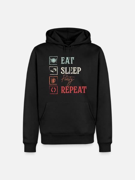 Celebration booze funny beer - Men’s Premium Organic Hoodie - black