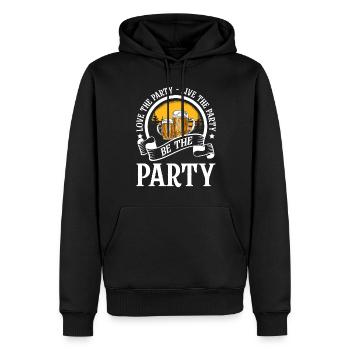 Party Geburtstag Trinken Mädelsabend - Männer Premium Bio Hoodie - Schwarz - Vorne - Nico (187cm)