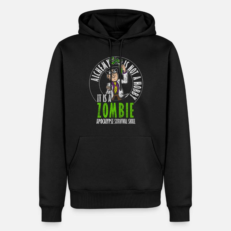Chimiste chimiste - Sweat à capuche Premium bio Homme - noir