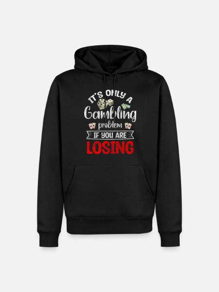 Card Game Luck Play Game - Men’s Premium Organic Hoodie - black