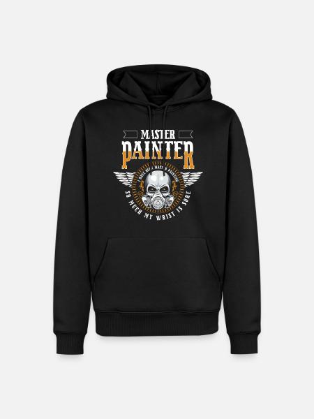 Painting Profession Master Painter Wallpapering - Men’s Premium Organic Hoodie - black