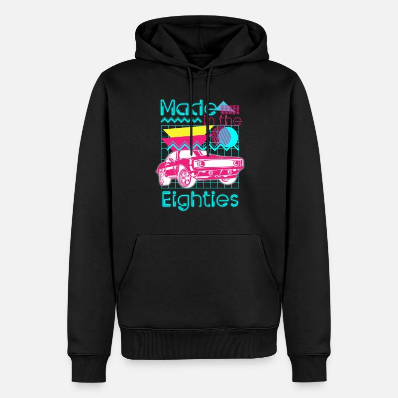 Neon Cool Costume Neon Enseignes - Sweat à capuche Premium bio Homme - noir