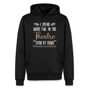 Theater Schauspielerin Probe - Männer Premium Bio Hoodie - Schwarz - Vorne - Nico (187cm)