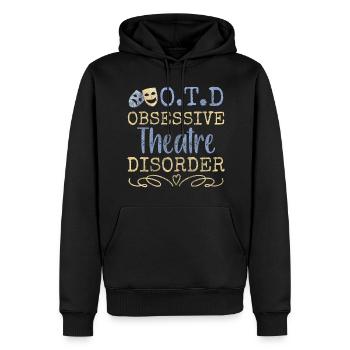 Bühne Schauspielerin Künstler - Männer Premium Bio Hoodie - Schwarz - Vorne - Nico (187cm)